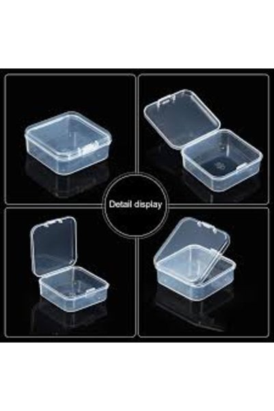 OEM Cutie din plastic transparenta pentru depozitarea bijuteriilor si a obiectelor mici 4.5/2 cm