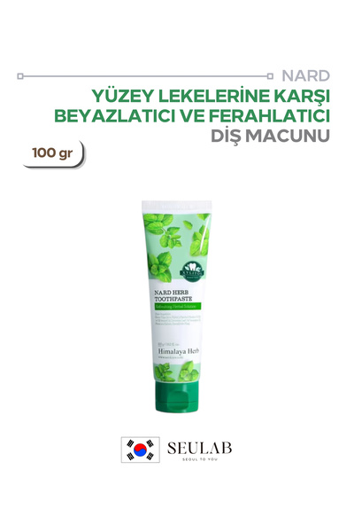 Nard Whitening Toothpaste | Ferahlatıcı Beyazlatıcı Diş Macunu