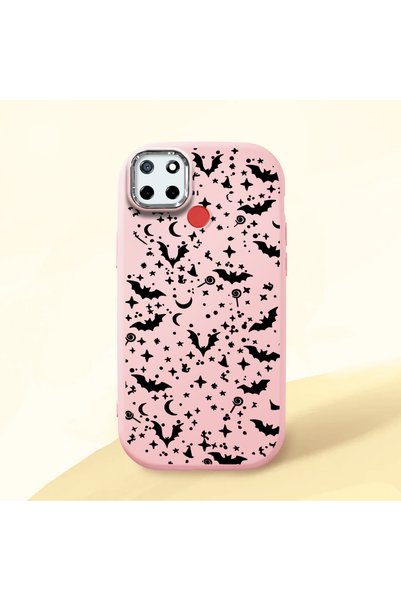 CHICASELUX Realme C25/C25S Compatible Bat Moon Star Printed Soft Silicone Cas...