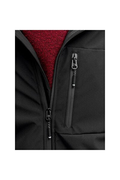 Jack & Jones Geacă de tranziție pentru bărbați 12289123 Negru