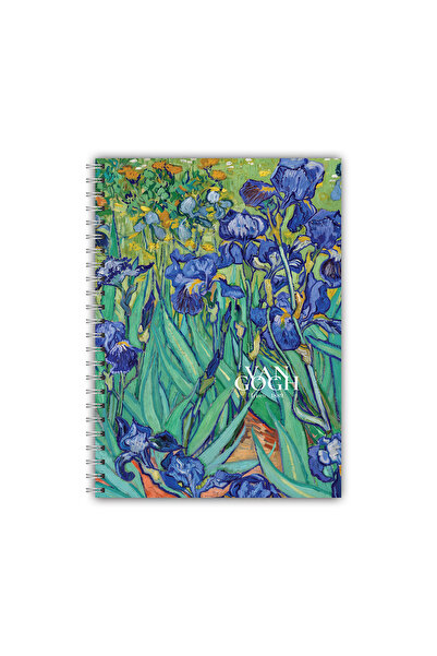 Be Online A5 Spiral Art Notebook - Lined Cardboard Cover 100 Pages Vincent Va...