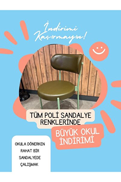 LUNA SANDALYE - ÇALIŞMA SANDALYESİ - KONFORLU SANDALYE - FARKLI RENK SEÇENEKLERİ