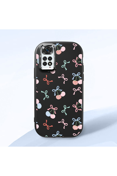 CHICASELUX حافظة سيليكون ناعمة مطبوعة بشريط ملون متوافقة مع Redmi Note 11/Not...