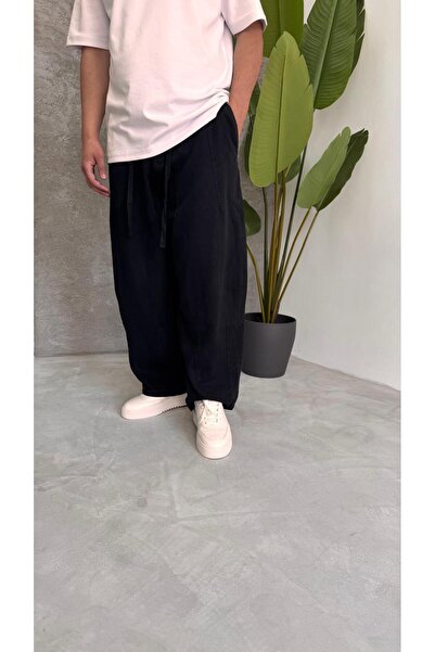 Catch Thetokyo Siyah Extra Baggy Gabardin