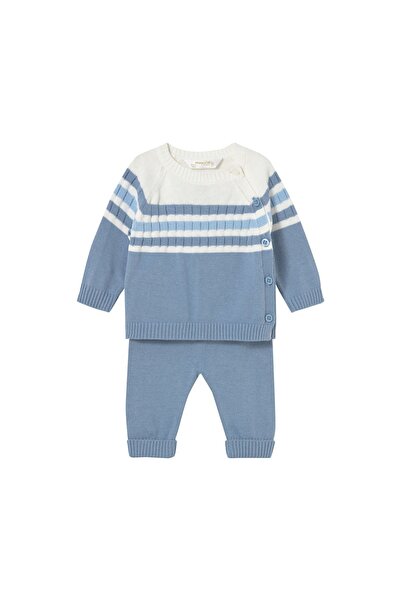 MAYORAL Set Pulover și Pantaloni din Material pentru Băieți 1505 Albastru