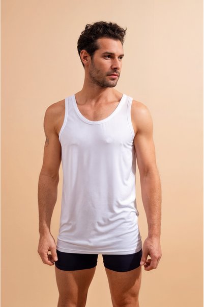 ELİT zümrüt 12-Piece Pack Compact Combed Cotton White Men's Undershirts 100% ...