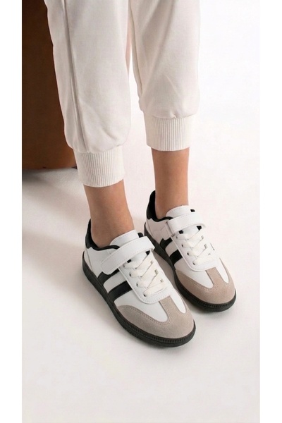 eformoda by emre yılmaz White Black White Children's Sports Shoes Sm02
