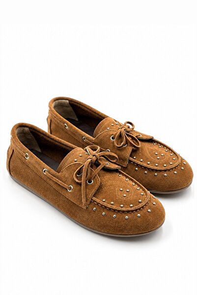 İX Dusty Loafer Women's Genuine Suede Non-Slip Thermal Sole Loafer Shoes