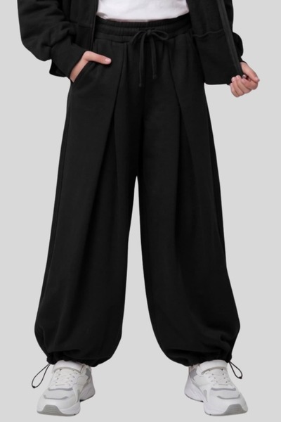 ww waka waka kids store Pantaloni de trening - Negru - Talie Elastic talie
