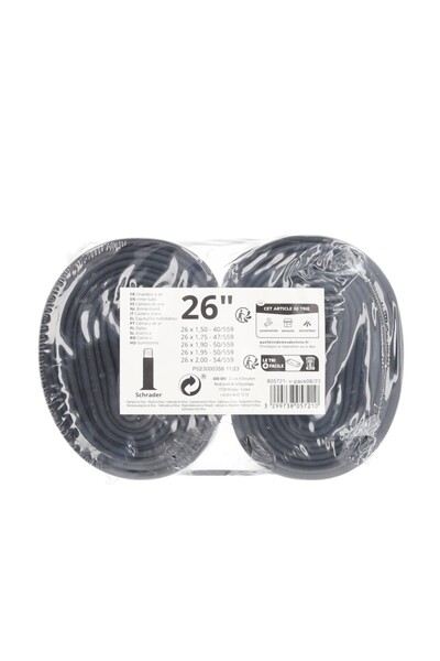 DURCA Σαμπρέλα ποδηλάτου 26 " x 1.50/2.00 - 40/54-559 A/V Σετ 2 τεμαχίων (805...
