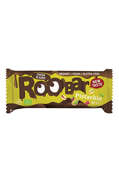 Roobar Βιολογική Βίγκαν Μπάρα Φυστικιού Επικαλυμμένη με Σοκολάτα 30 γρ.