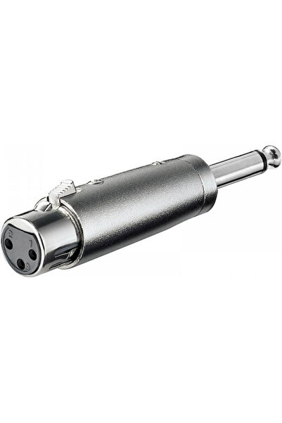 ATC Μετατροπέας αρσενικό 6.3mm σε θηλυκό XLR Ασημί 1 τεμάχιο 02.009.0006