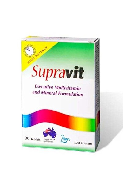 ZIFAM SUPRAVIT EXECUTIVE MULTIVITAMIN & MINERAL FORMULATION 30 TABLETS