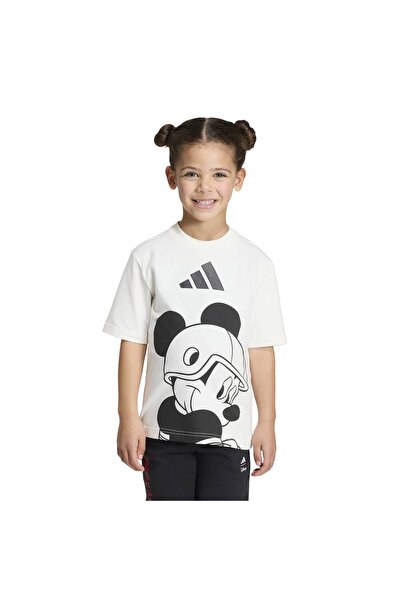 adidas Lk Disney Mickey Mouse Tee Kids Casual T-Shirt Ks3956 White