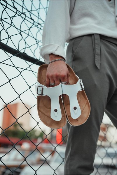 OUTFİT MAN Flip Flops White