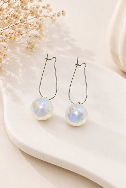 Archhazel Jewelery Archazel Jewelry Aurora Pearl Detailed Steel Earrings