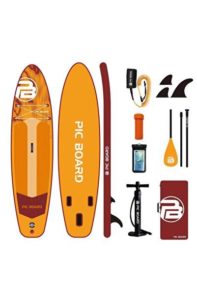 PICBOARD SUP 350 cm uzunluk X 86 cm genişlik X 15 cm Şişme Paddle Board Full Set