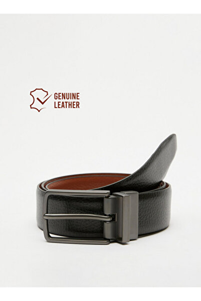 Duchini Solid Waist Belt with Pin Buckle Closure