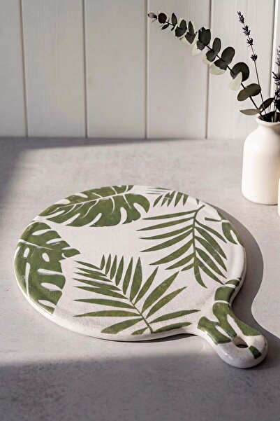 Rivaİstanbul Green Forest Cheese Presentation Plate 26 cm