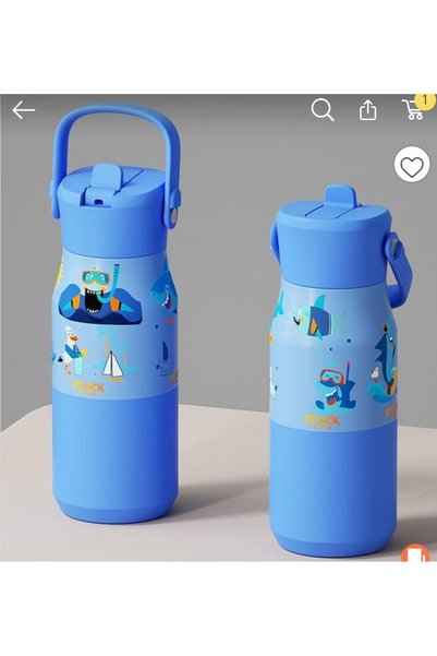 Snack Attack SA blue shark 400ml bottle