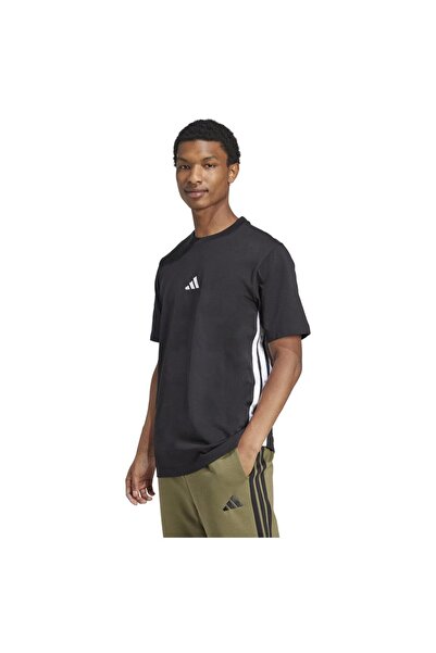 adidas Ανδρικό T-shirt Essentials με 3 Ρίγες, Μονό Ζέρσεϊ, XL