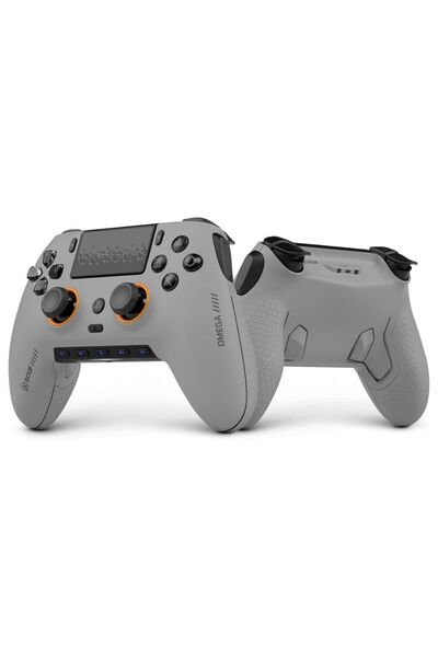 SCUF OMEGA PS5 & PC Kablosuz Kontrol Cihazı ( Açık Gri ) – Resmi Lisanslı, TM...