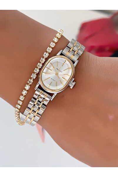 Ferrucci Steel Strap Minimal Case 2 Year Warranty 3 Atm Waterproof Women's Wr...