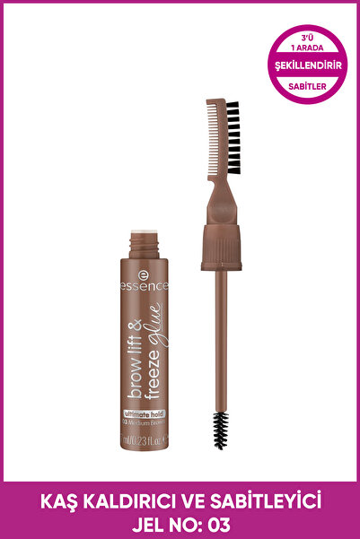 Essence Kaş Kaldırıcı ve Sabitleyici Jel No: 03 Kahve