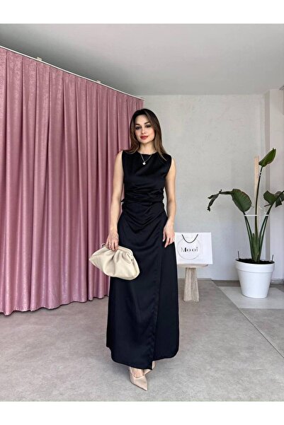 Klex Pile Detaylı Bluz ve Uzun Etek Alt Üst Takım 5033