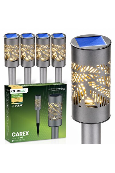 Lumiled 5x Lampă solară de grădină LED 2700K cu design gol pentru inserție în...