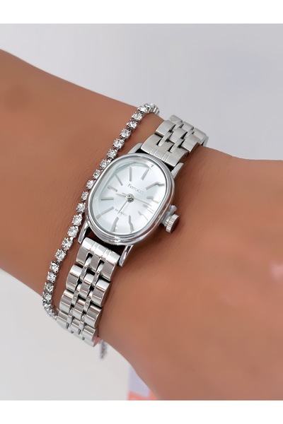 Ferrucci Steel Strap Minimal Case 2 Year Warranty 3 Atm Waterproof Women's Wr...