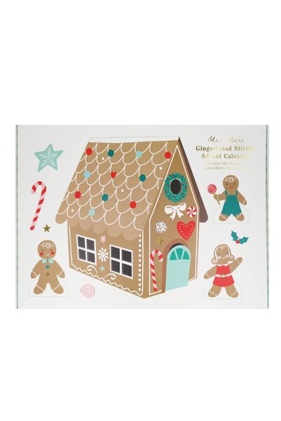 Meri Meri - Gingerbread Sticker Advent Calendar