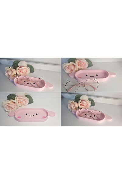 Genel Markalar Cinnamoroll Figürlü 3D Baskı Dekoratif Gözlük Standı ve Tutucu...