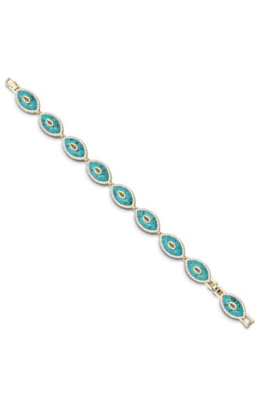 neslyaccessories Turquoise Eye Bracelet