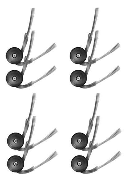 Rovexa 8 perii laterale compatibile cu Roborock QRevo L