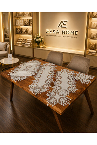 ZESA HOME Τραπεζομάντιλο - Εκρού