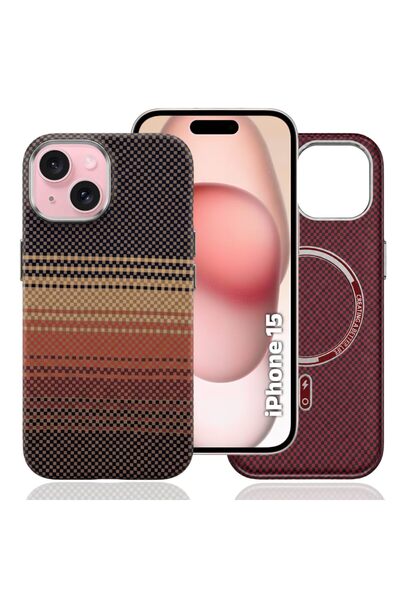CROWNYX Magnetic Case for iPhone 15 | Slim Shockproof Hybrid Protective Back ...