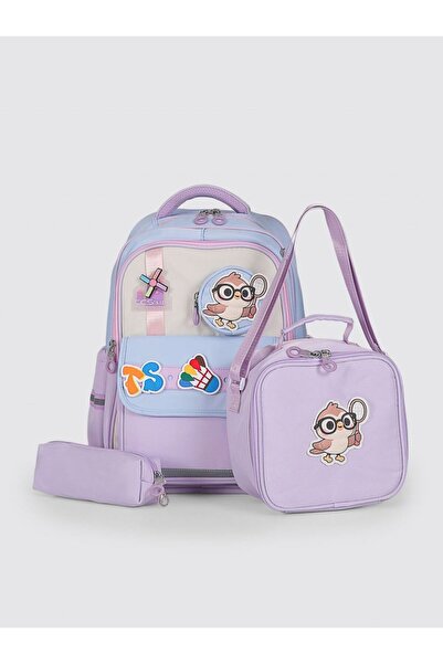 ÇÇS Kids Premium Okul Çanta Seti 3'lü İlkokul Ortaokul Sırt Çantası Termal Be...
