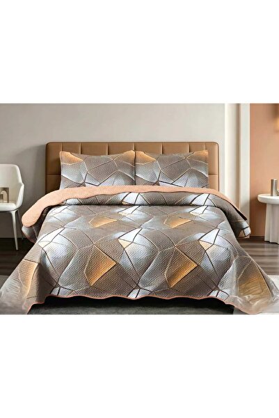 CHIRASO Double Coverlet Sets - Brown - Microfiber