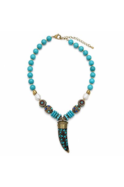 neslyaccessories Handmade natural stone necklace