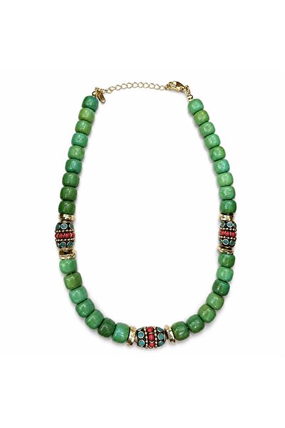 neslyaccessories Handmade natural stone necklace