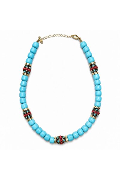 neslyaccessories Handmade natural stone necklace