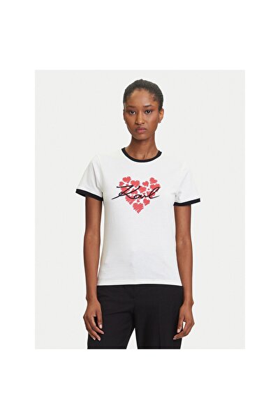 Karl Lagerfeld Tricou de damă A3W17015 Crem