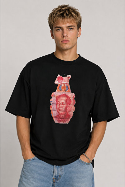 Compostela Unisex Women's Men's Pink Grenade Design Printed Oversized Thick F...