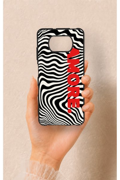 Vip Case حافظة سيليكون متوافقة مع Poco X3 بنمط زيبرا أمور