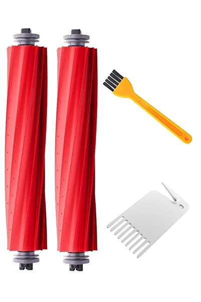 Rovexa Roborock Qrevo Plus Compatible 2 Main Brushes 1 Comb 1 Brush