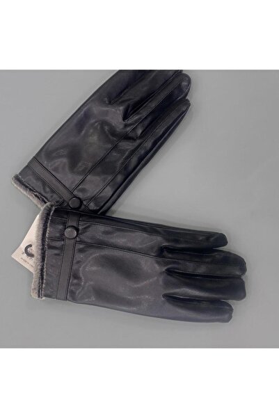 Wearflawless Women's Winter Plush Faux Leather Gloves, Warm and Stylish Gloves