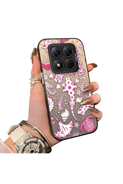 ucuc Xiaomi Poco X7 Compatible Hard Acrylic Back Silicone Edge Lens Protectio...