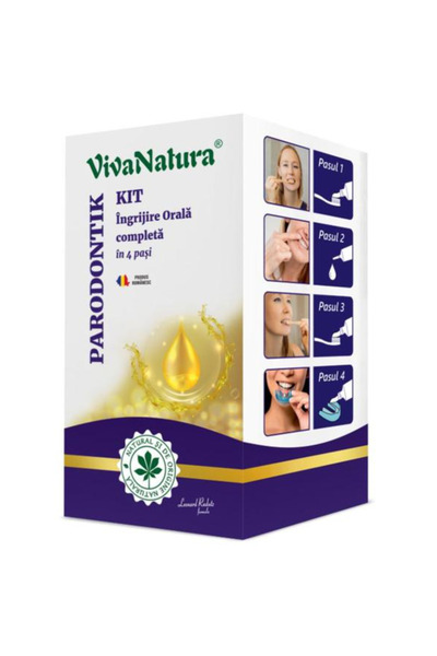 Vivanatura Kit pentru Ingrijirea Orala Completa in 4 Pasi - Parodontik, 1 buc