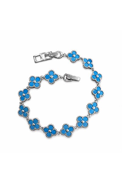 neslyaccessories Turquoise clover bracelet